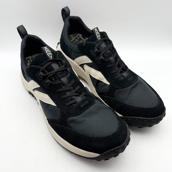 Keen Mens KS86 Retro Sneakers US 13 EU 47 Black Suede Athletic EUC main image 10